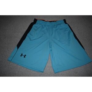 Under Armour Athletic Shorts Mens Medium Blue Loose Fit Basketball Gym Workout